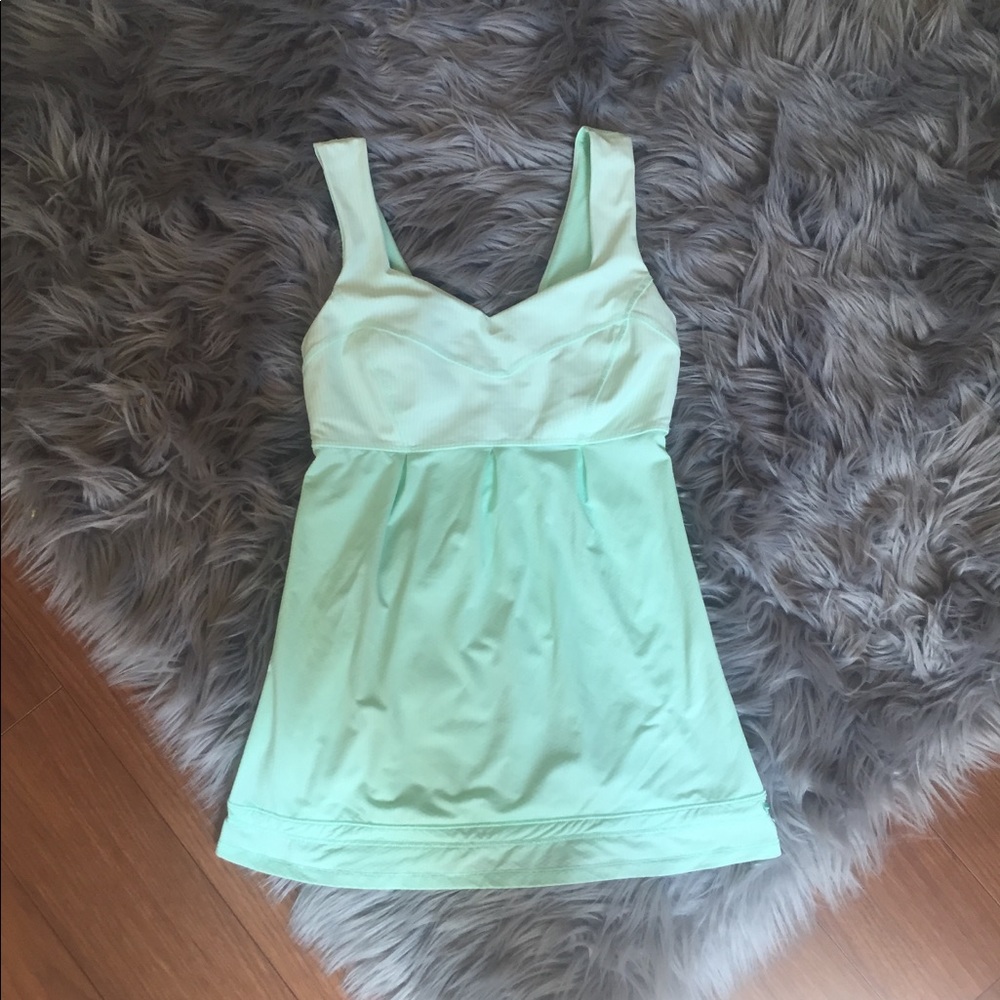 Teal Lululemon Top Size 4